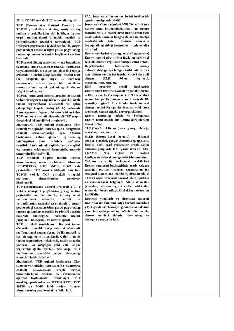 Tarmoqda ishonchlilikni ta’minlovchi chora-tadbirlar 2