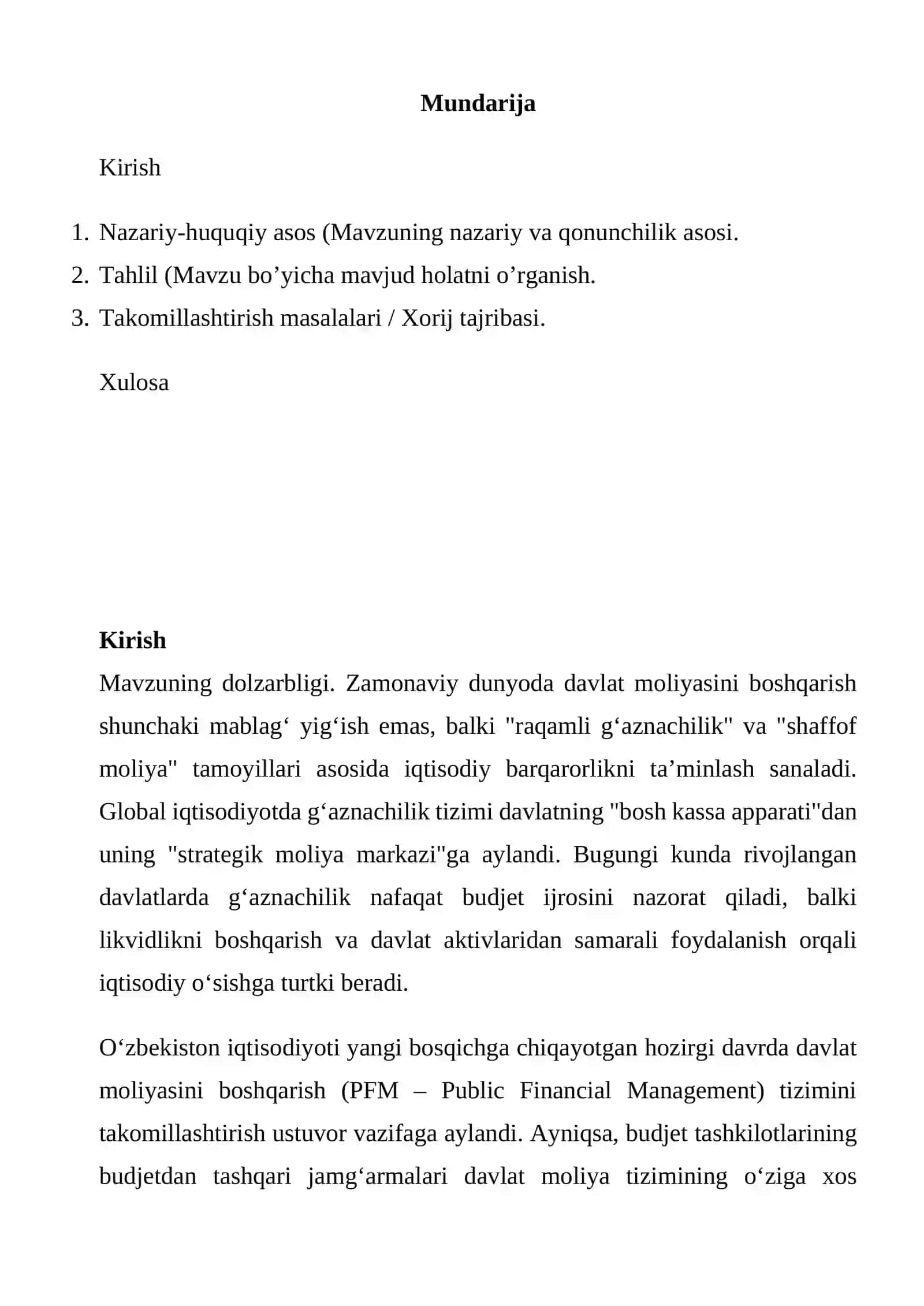 BUDJET TASHKILOTLARINING BUDJETDAN TASHQARI JAMG’ARMALARI MUSTAQIL ISHI 2