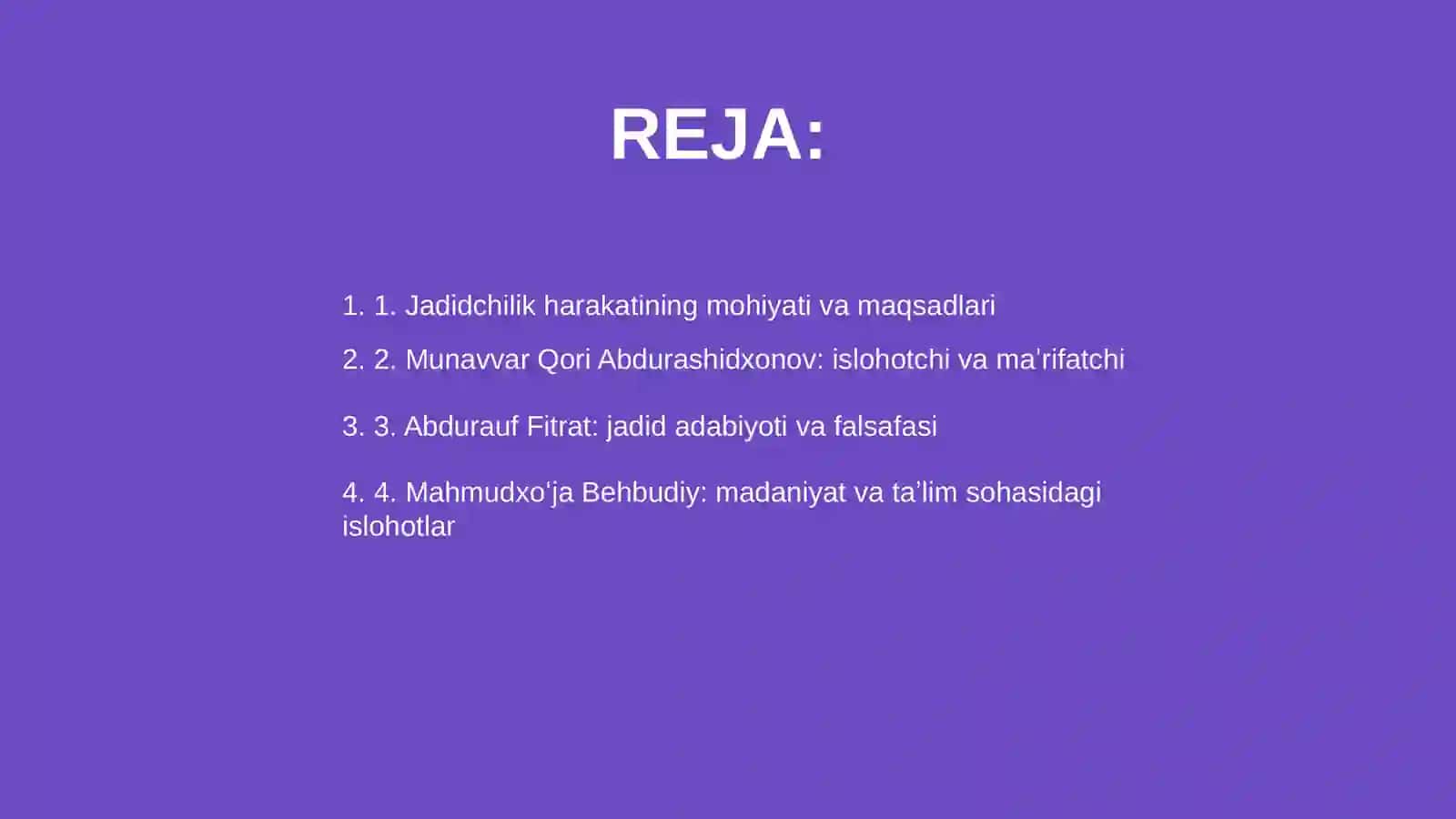 Jadid ma'rifatparvarlarining oʻlka ijtimoiy - manaviy hayotida tutgan oʻrni 2