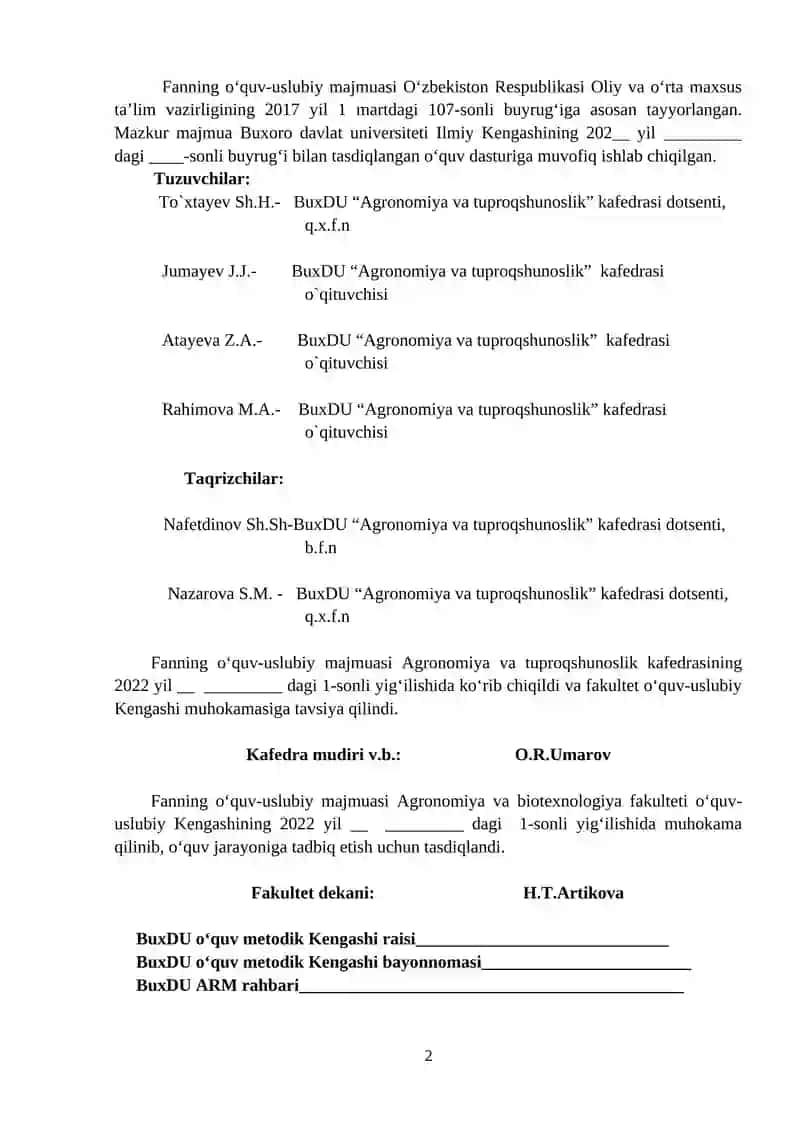 Qishloq xo‘jalik ekinlarining zararkunandalari va uni oldindan bashorat qilish 2