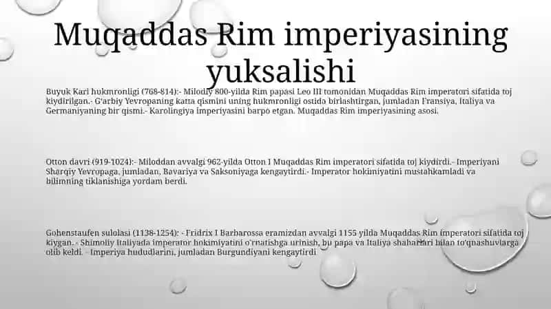 Xi-Xv Asrlarda Germaniya 2