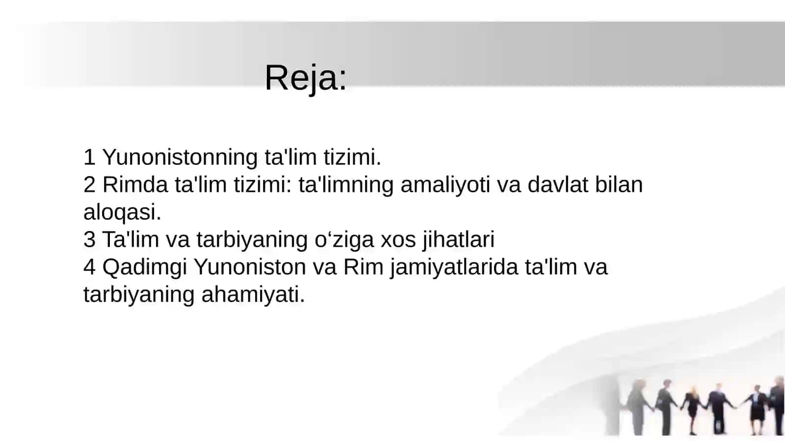 Qadimgi Yunoniston va Rim davlatlari ta'lim tizimi 2
