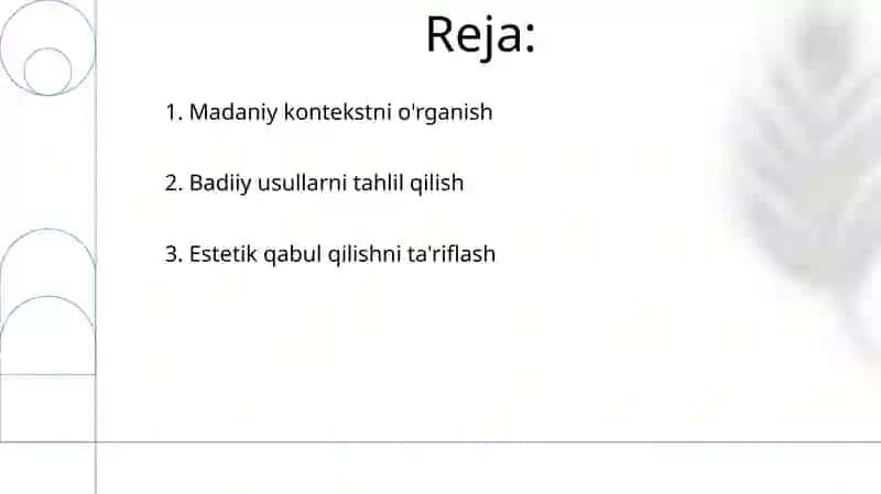 Dunyoni estetik idrok etishda badiiy asarlarning ahamiyati 2