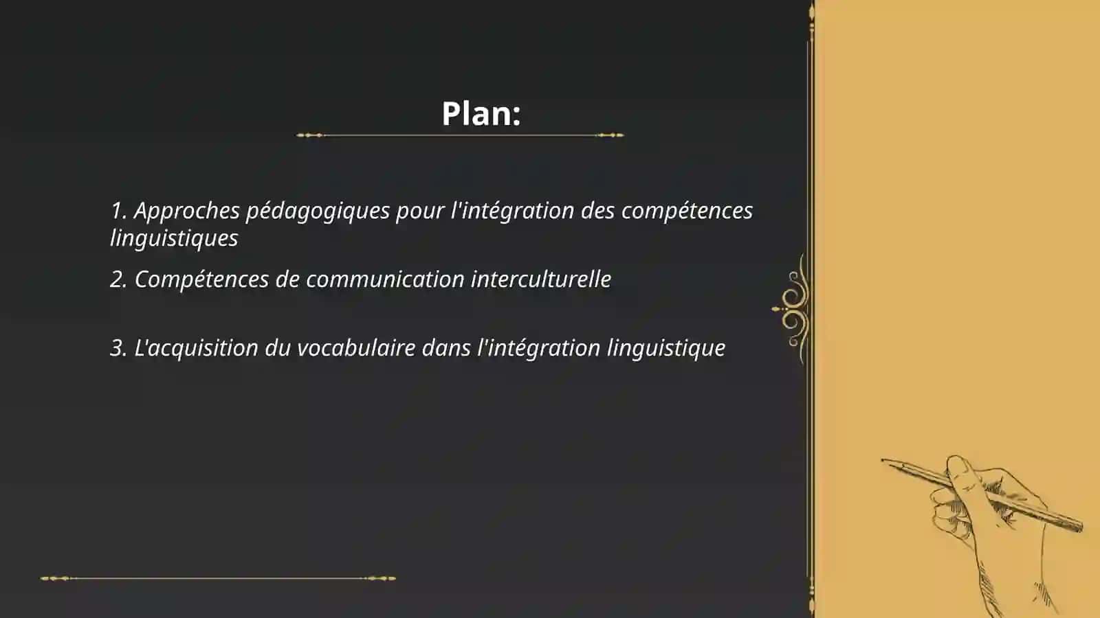 Intégration des compétences linguistiques 2