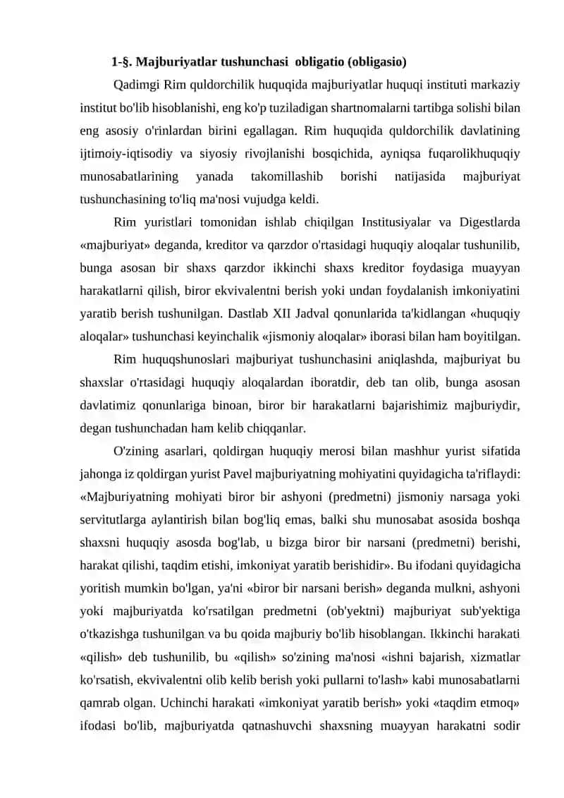 RIM HUQUQIDA MAJBURIYATLARNI BAJARISH MUDDATI VA UNI KECHIKTIRISH 2