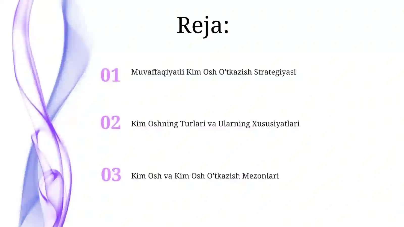 Kim Osh va Kim Osh O'tkazish Mezonlari 2