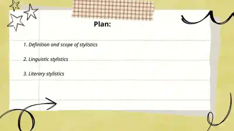 Stylistics and its subdivisions 2