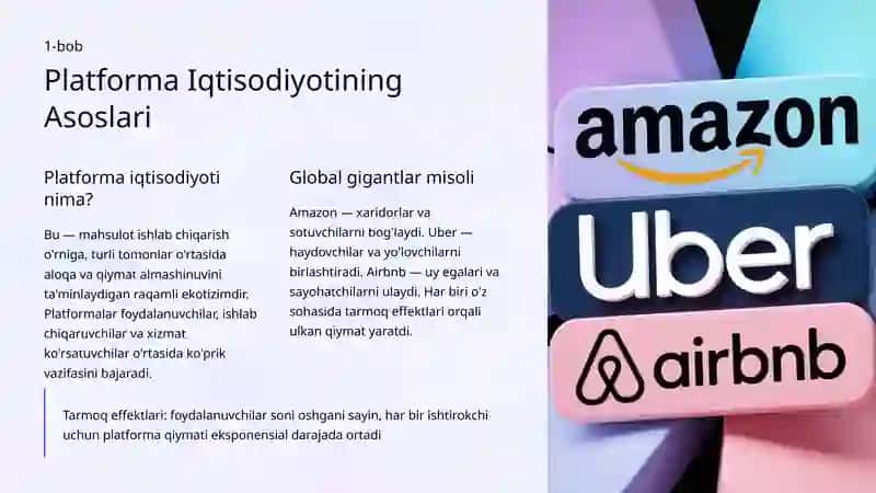 Platforma Iqtisodiyoti va Tarmoq Effektlari: Raqamli Dunyoning Yangi Qonuni 2