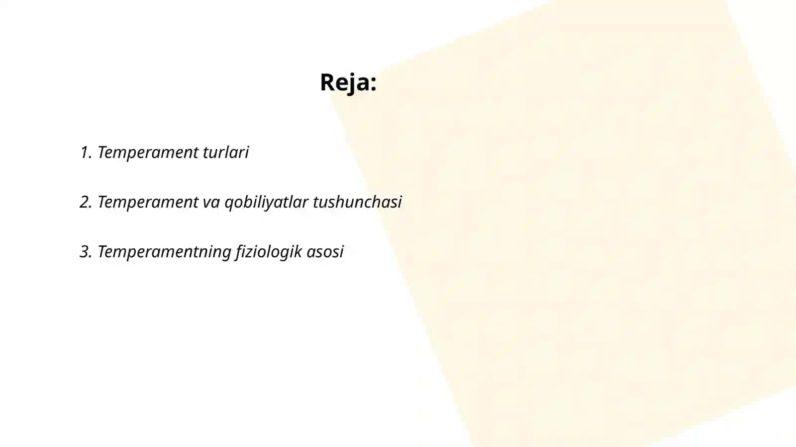 Temperament va qobilyatlar 2