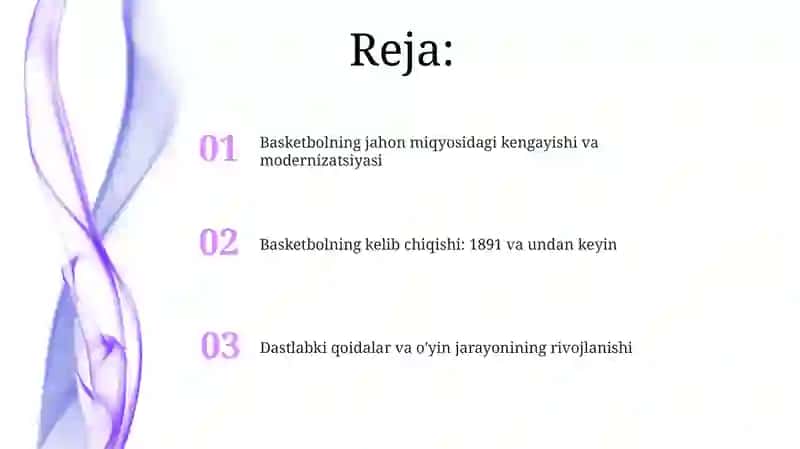 Basketbol oʻyininig kelib chiqishi va rivojlanishi tarixi 2