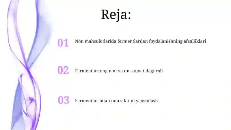 Fermentlarning unvanonsanoatida ishlatilishi 2