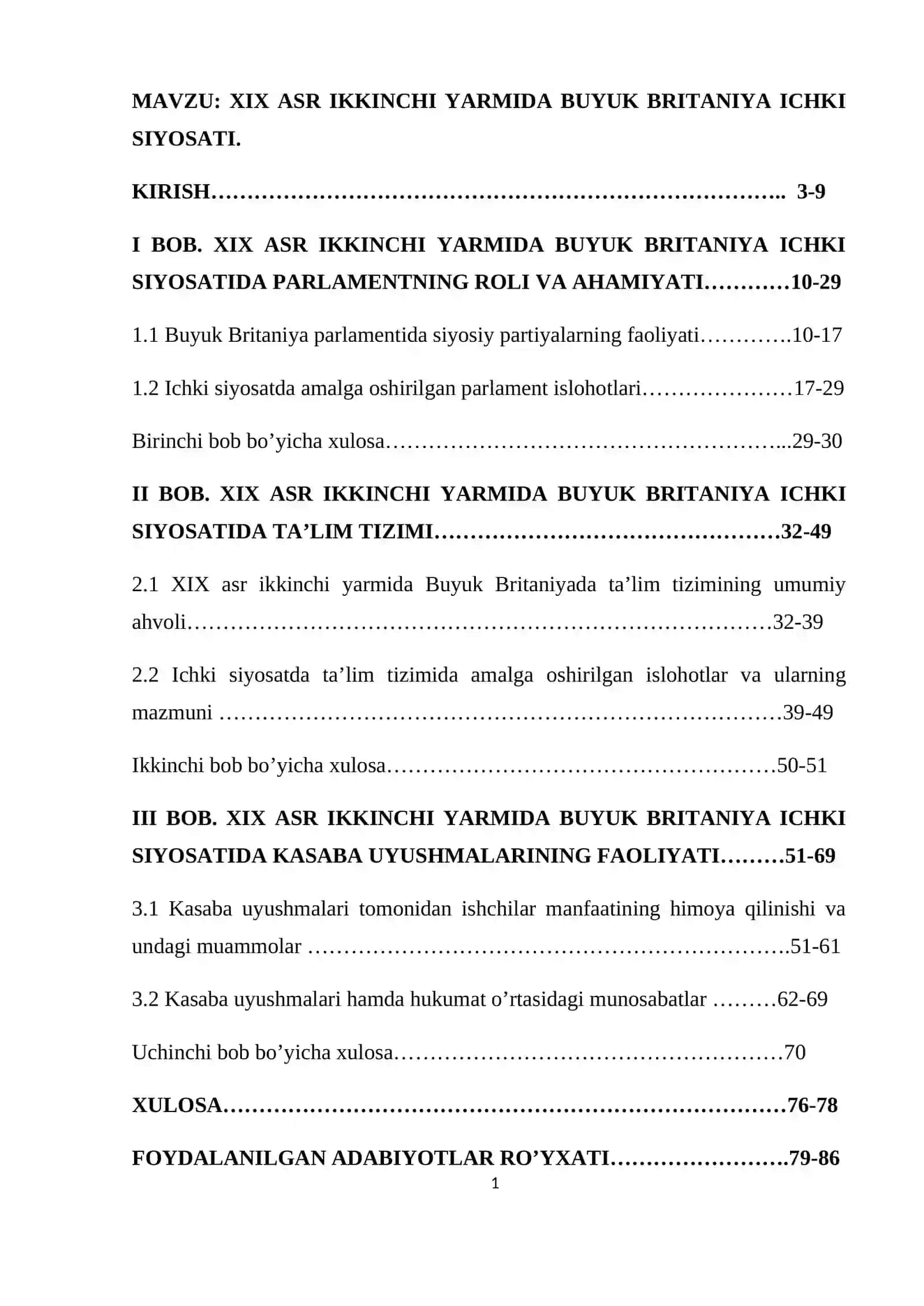 XIX ASR IKKINCHI YARMIDA BUYUK BRITANIYA ICHKI SIYOSATI (XIX ASR IKKINCHI YARMI XX ASR BOSHLARIDA) 2