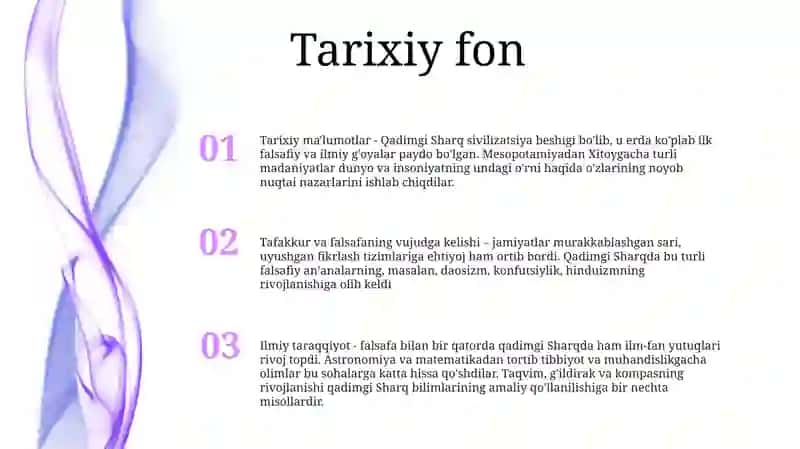 Qadimgi Sharqda Tassavurlar Va Falsafiy Bilimlarning Paydo BoʻLishi 2