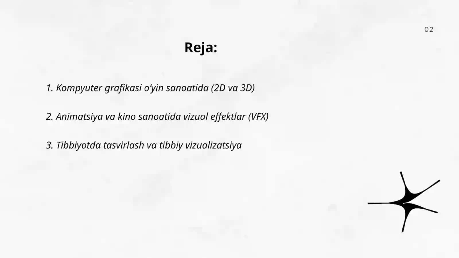 Kompyuter grafikalarining qo‘llanilish sohalari va turlari 2