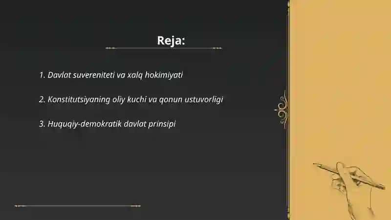 O'zbekiston Respublikasi Konstitutsiyasining asosiy prinsiplari 2