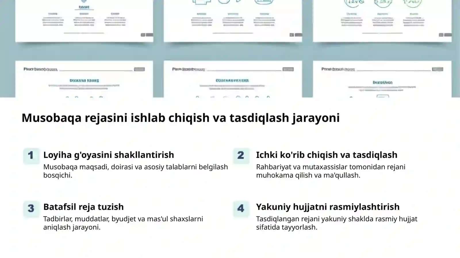 Musobaqa Tashkiliy Qo‘mitasi: Faoliyat va Natijalar 2