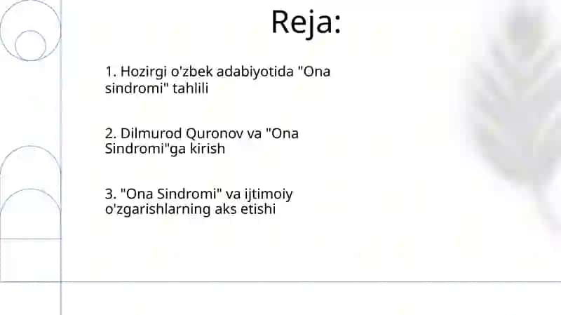 "Ona sindromi" tahlili 2