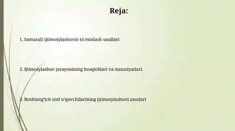 Boshlangʻich sinf oʻquvchilarining ijtimoiylashtirish asoslari 2