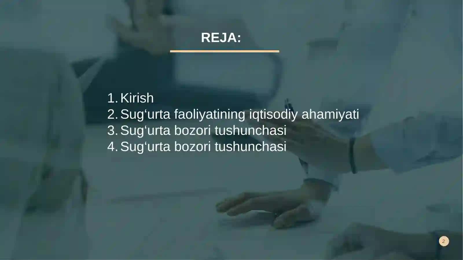 Mamlakatimizda sug'urta nazoratini tashkil etishning huquqiy asoslari 2