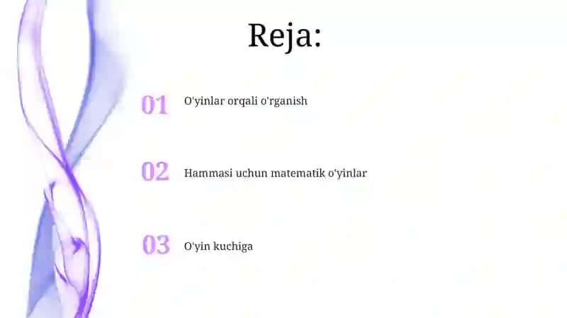 Matematik o‘yinlar 2
