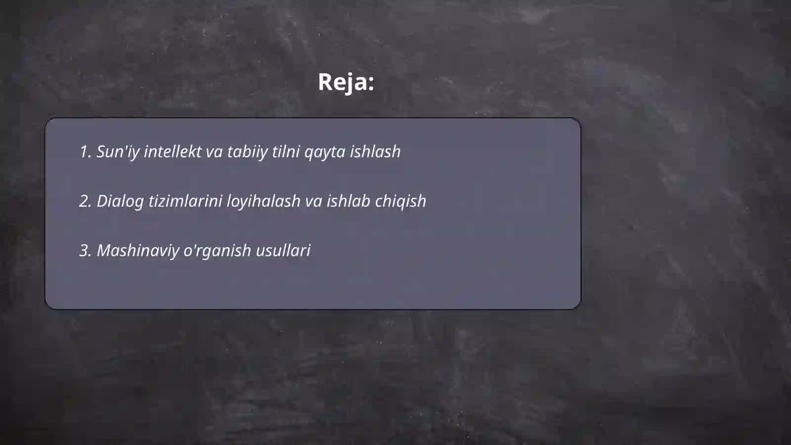 CHAT BOTLAR VA VERRUAL YORDAMCGILAR YARATISH TEXNOLOGIYASI 2