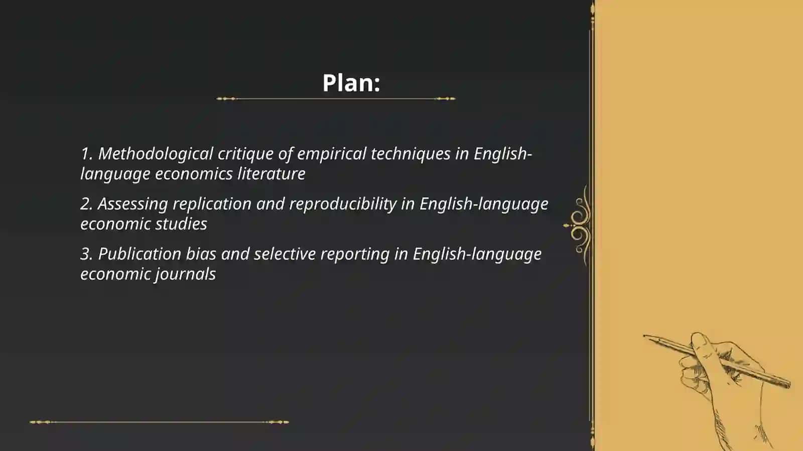 Critical Review of English-language Economic Literature 2