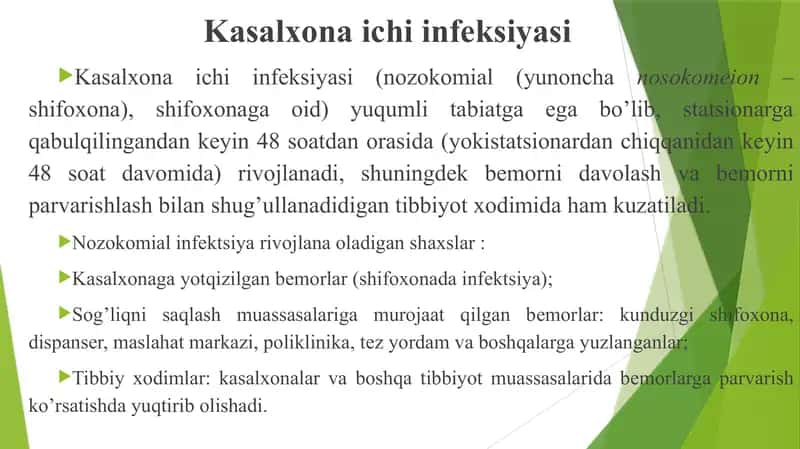 Davolash profilaktik muassasalarida (DPM) va Sanitariya-epidemiologik profilaktik va epidemiyaga qar 2