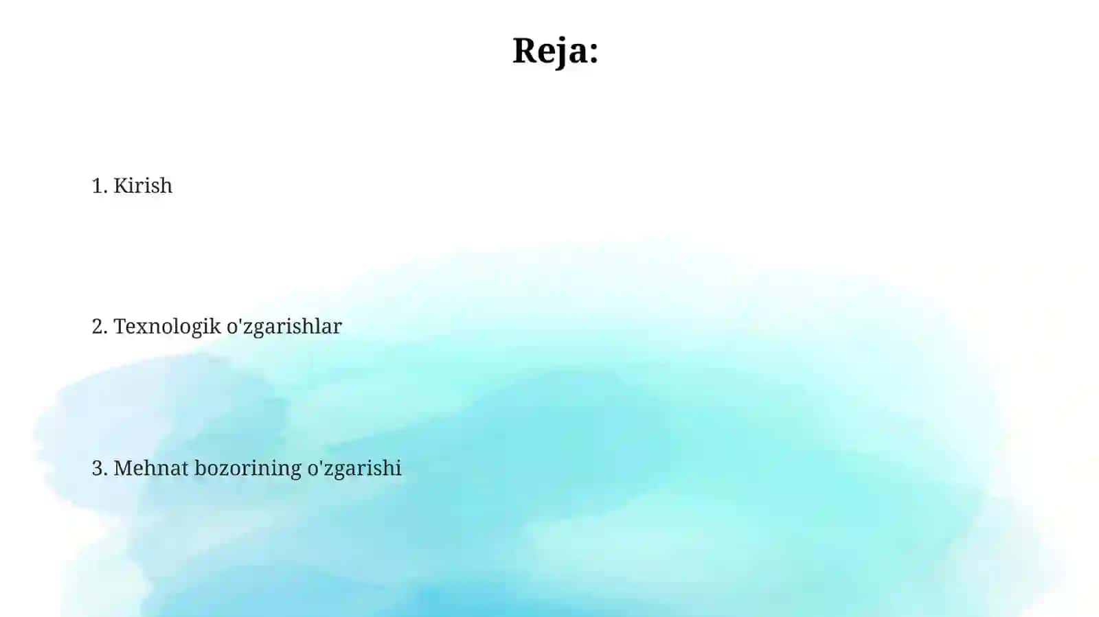 To'rtinchi sanoat (Sanoat 4.0.) inqilobi davrida mehnat bozorining o'zgarishi va texnologik tuzilmadagi o'zgarishlar 2
