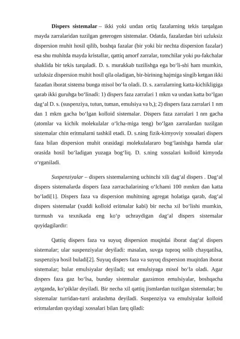 DISPERS SISTEMALAR 2