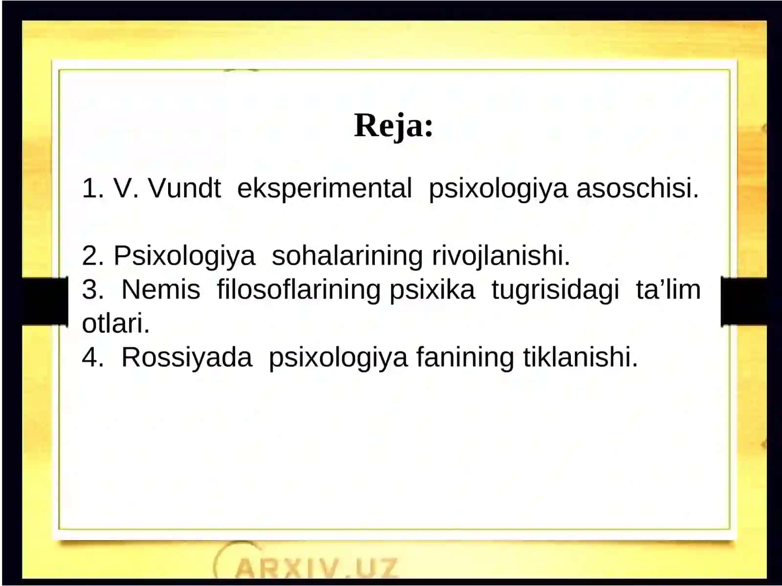 XX-asrda psixologiyaning rivojlanishi 2