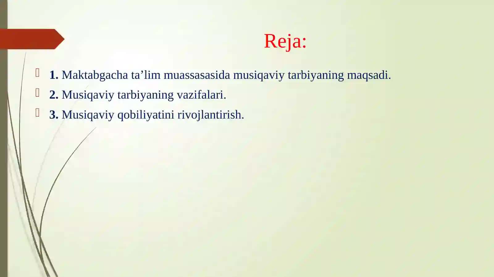 Musiqaviy tarbiya 2