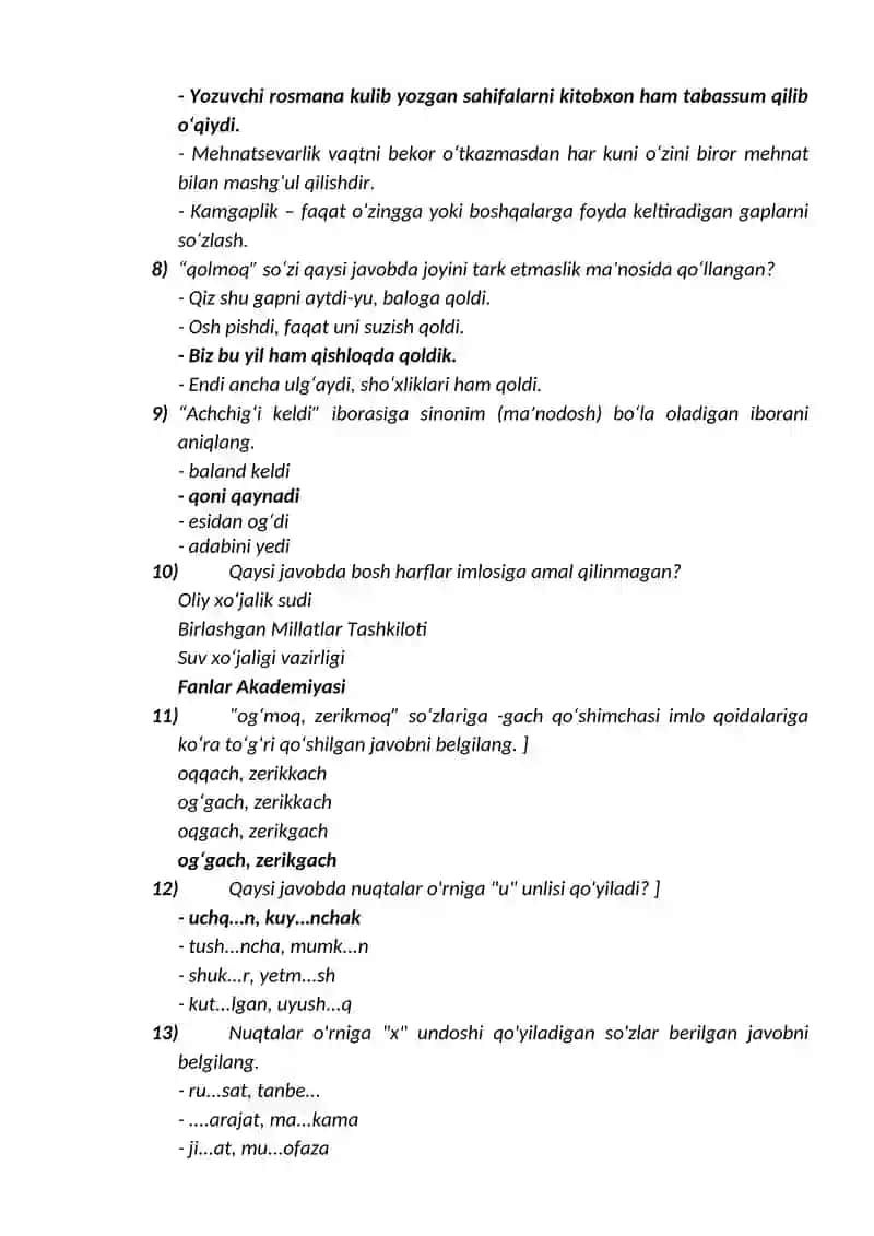Amaliy ishlar/Tarix 2
