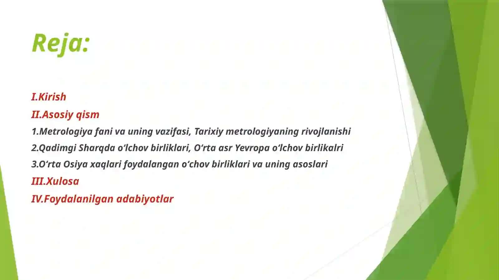 Metrologiya fani vujudga kelishi va rivojlanish tarixi. Tarixi, metrologiya rivojlanish va Metrologik manbalar 2