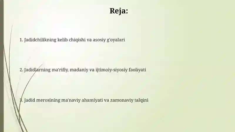 Jadid Ma'rifatparvarlarining O‘Lka Ijtimoiy-Ma’naviy Hayotida Tutgan O‘rni 2