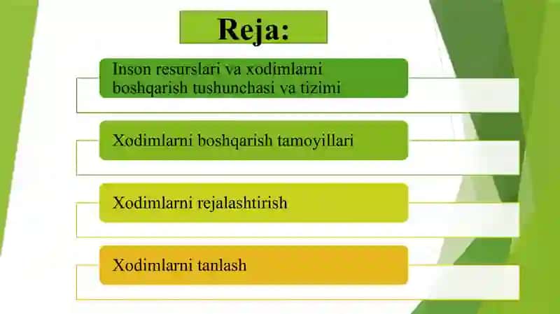 tashkilotda xodimlar bilan ishlash 2