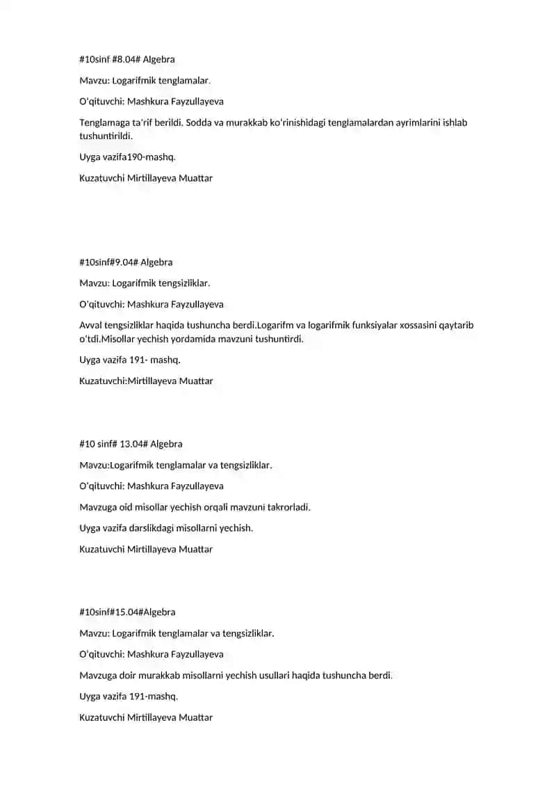 Bevosita yechiladigan Koʻrsatkichli tengsizliklar. 2