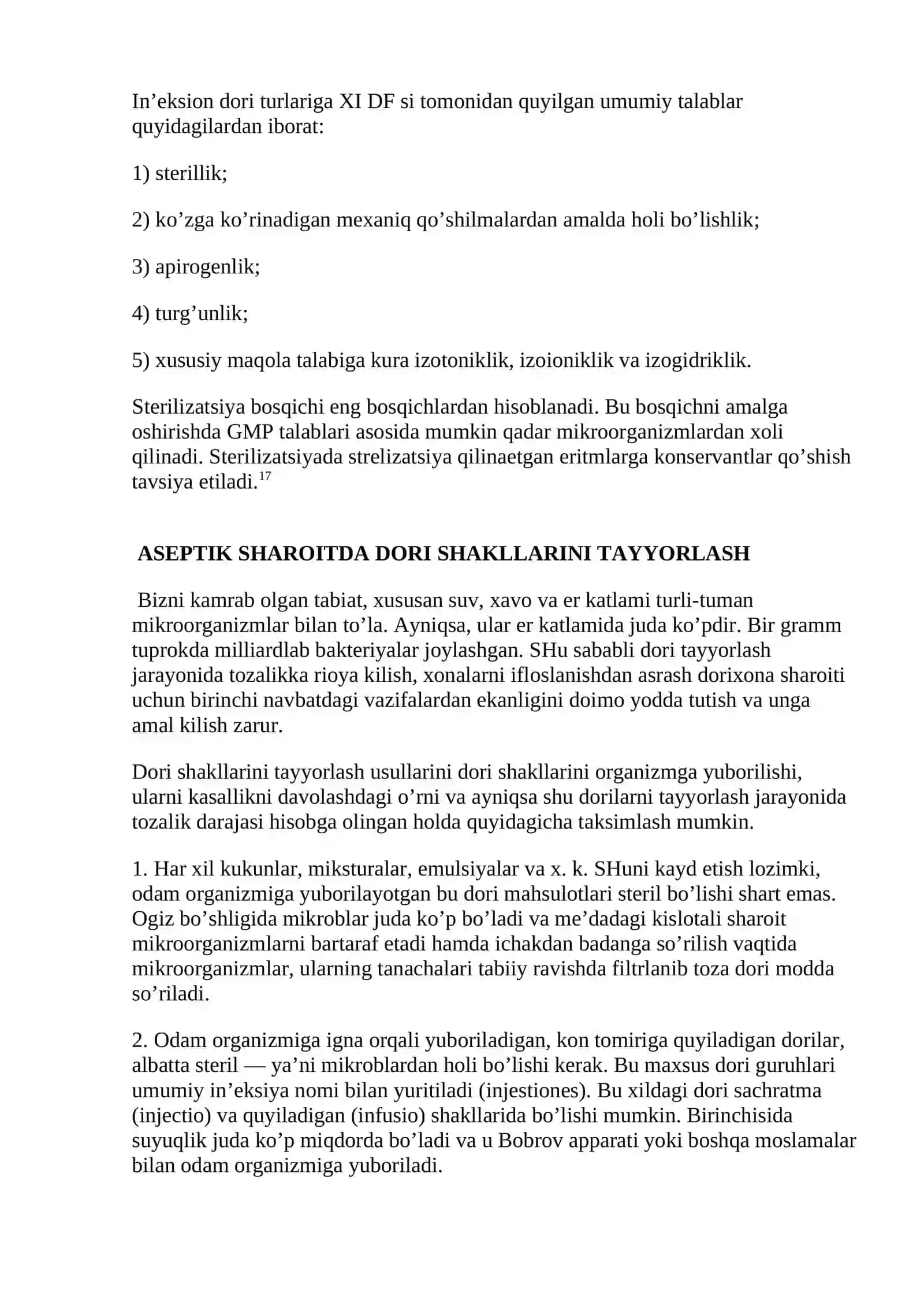 Sterilizatsiya qilish 2