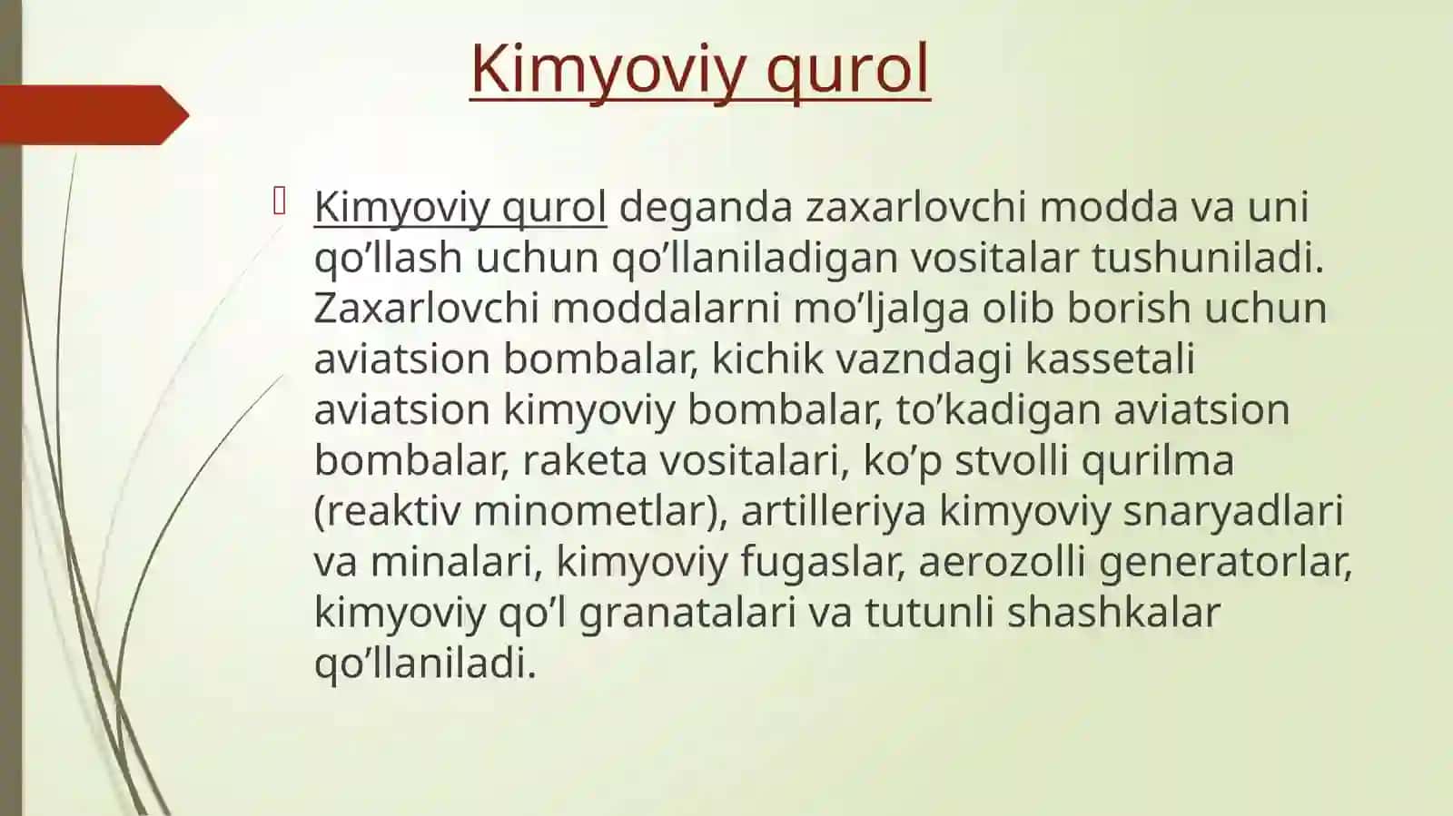 Kimyoviy qurоl 2