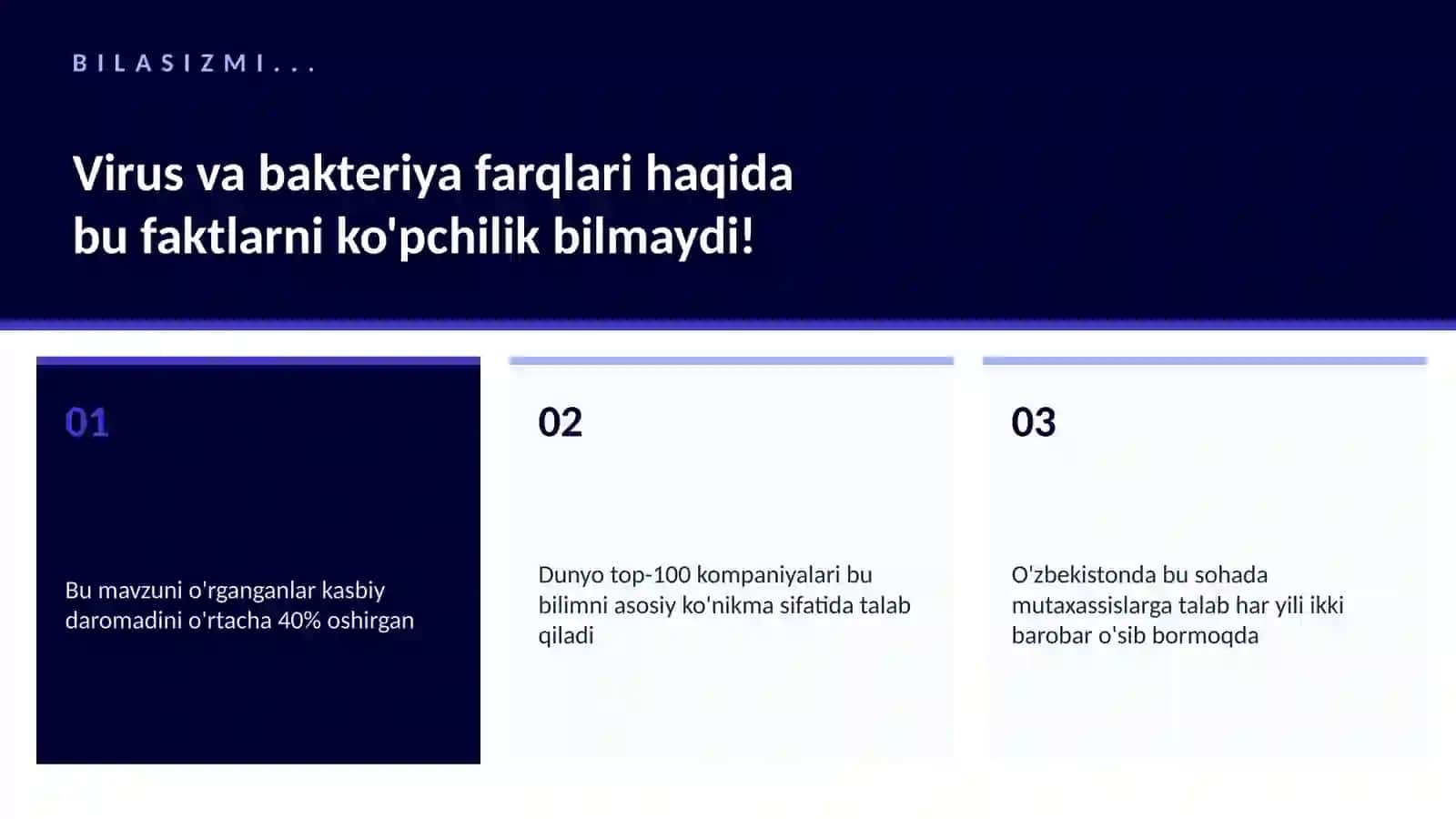 Virus va bakteriya farqlari 2