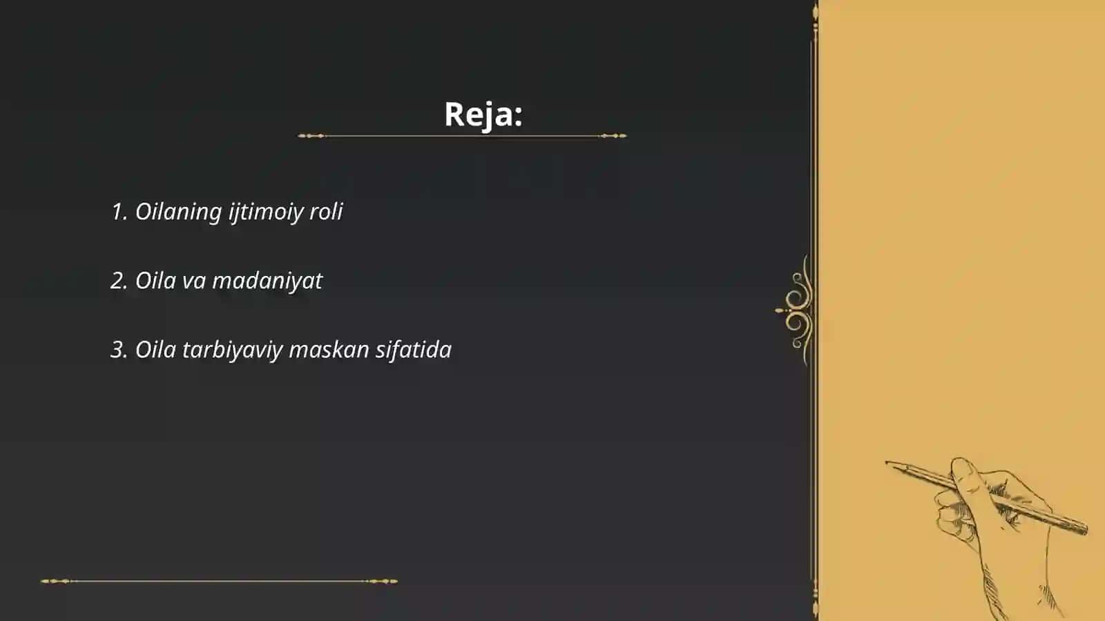 Fitratning "Oila" asari 2
