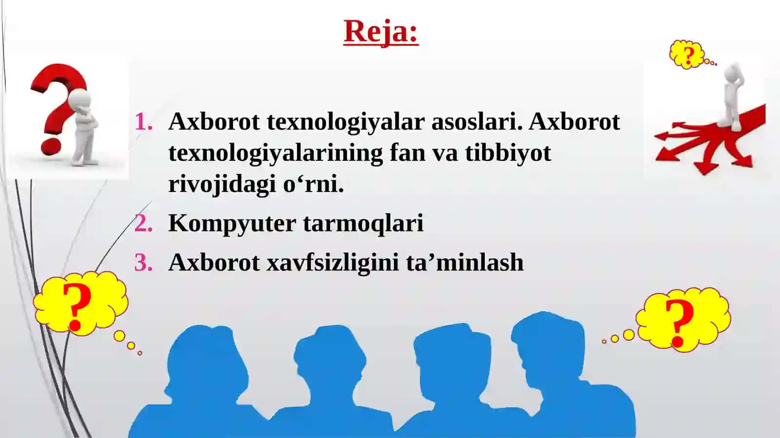 AXBOROT TEXNOLOGIYALARINING TIBBIYOTDAGI O‘RNI 2