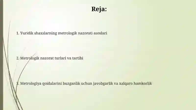 Yuridik shaxslarning metrologik nazorati 2