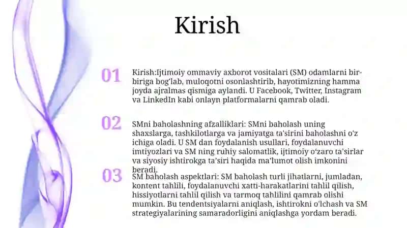 Ijtimoiy Mediani Baholash 2