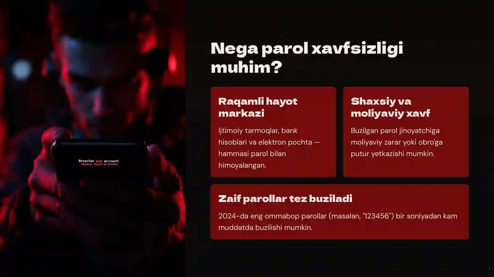 Parol Xavfsizligi: Raqamli dunyoda o'zingizni qanday himoya qilasiz? 2