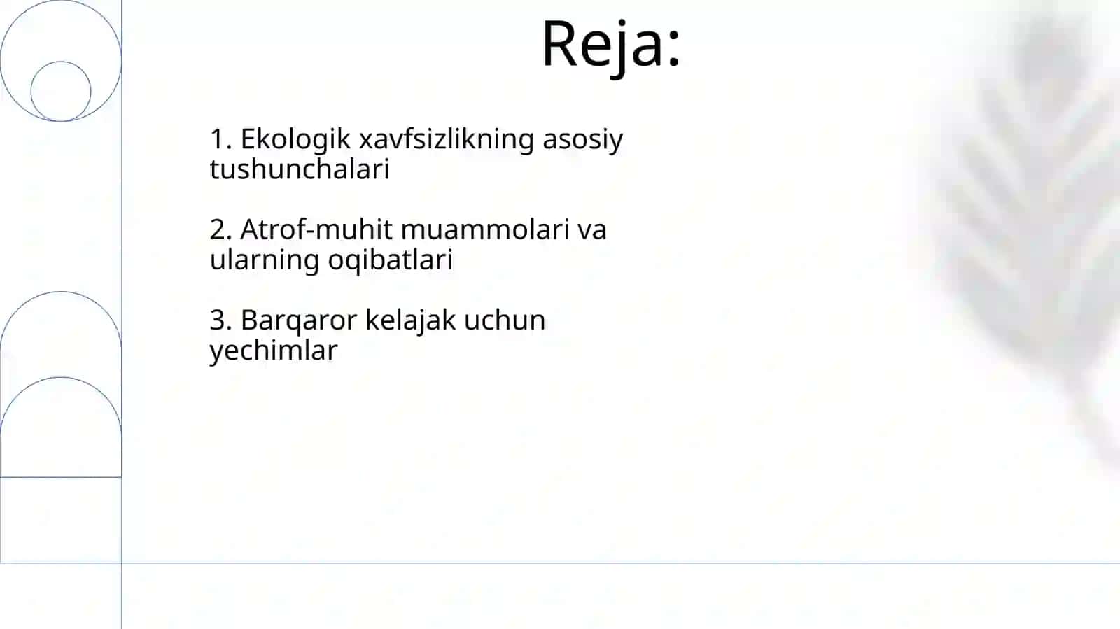 Ekologik xavfsizlik tushunchasi 2