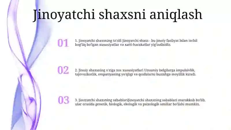 Jinoyatchi Shaxsini Ajratib Turuvchi Psixologik Omillar 2