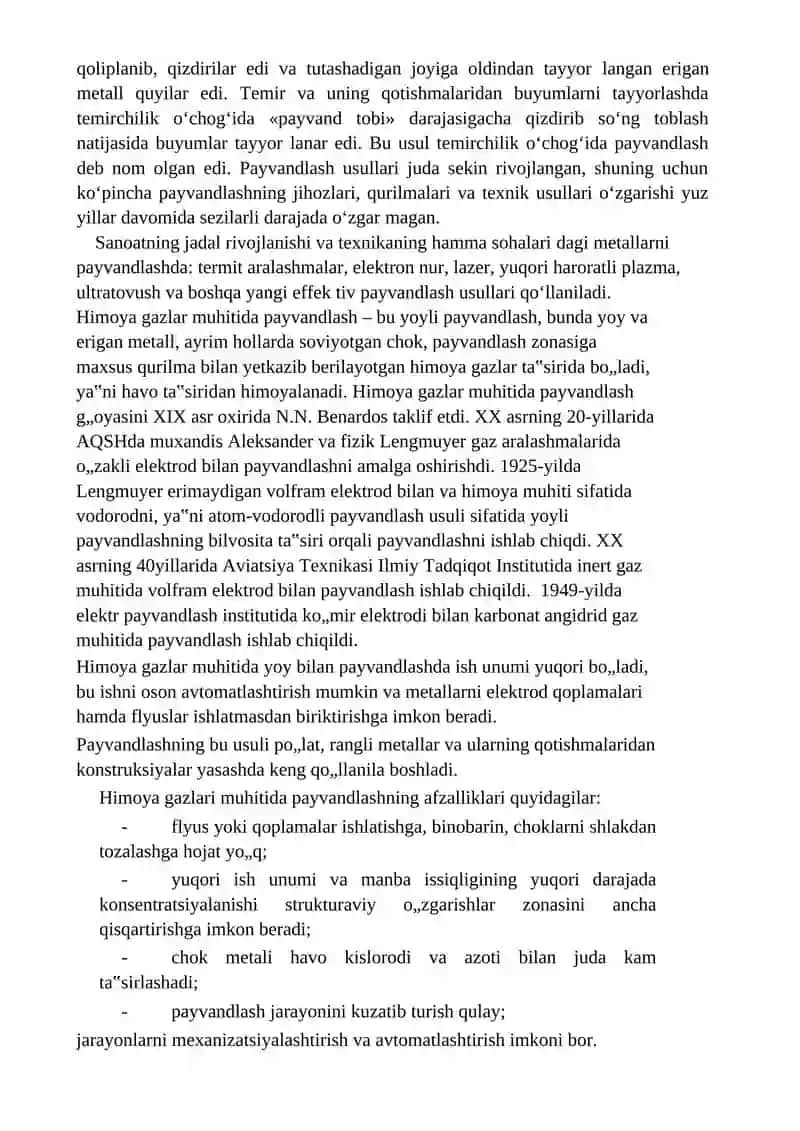 Flus ostida yoyli payvandlash 2