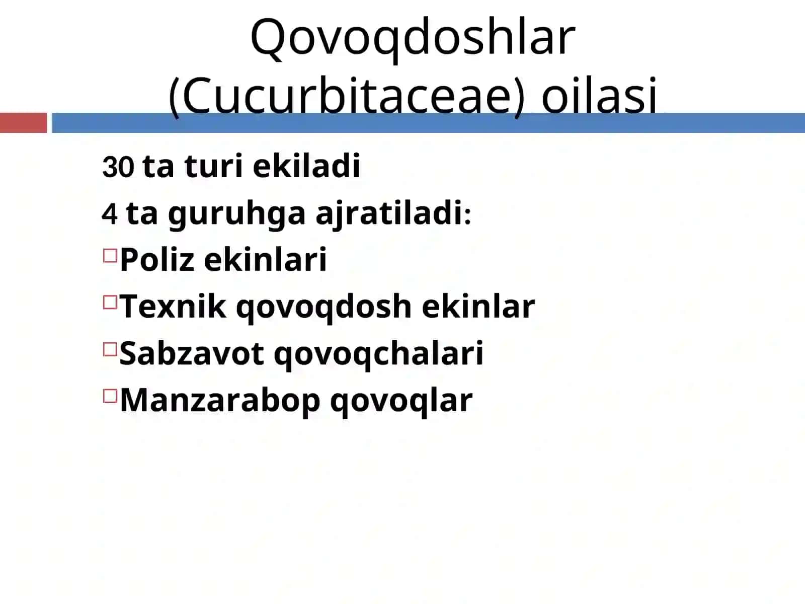 Texnik qovoqdosh ekinlari 2
