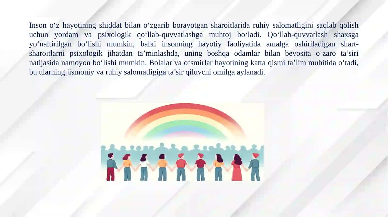 Oʻquvchilar orasida sogʻlom ijtimoiy-psixologik muhitni shakllantirish 2