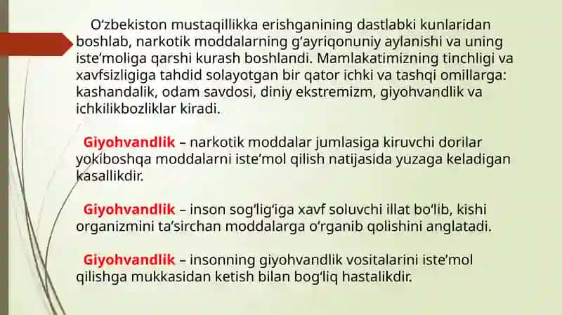 Giyohvandlik-asrvabosi 2